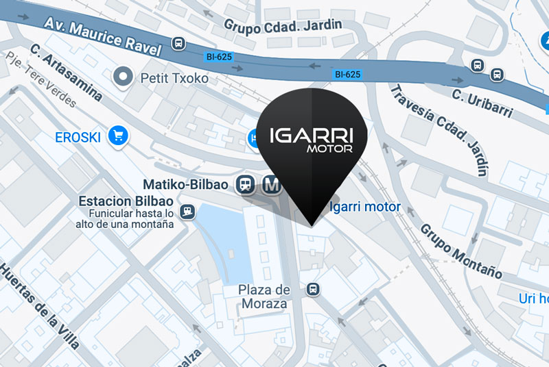 Localización Concesionario Igarri Motor Bilbao